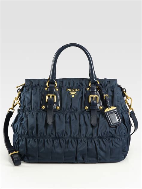 prada blue denim bag|prada nylon shoulder bags.